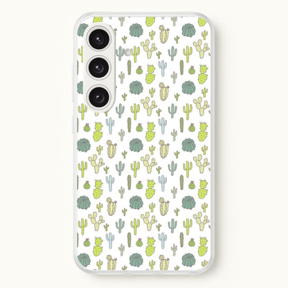 Cactus Pattern  -  Phone Case for Galaxy S24 Plus