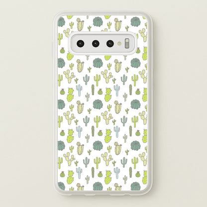 Cactus Pattern  -  Phone Case for Galaxy S10