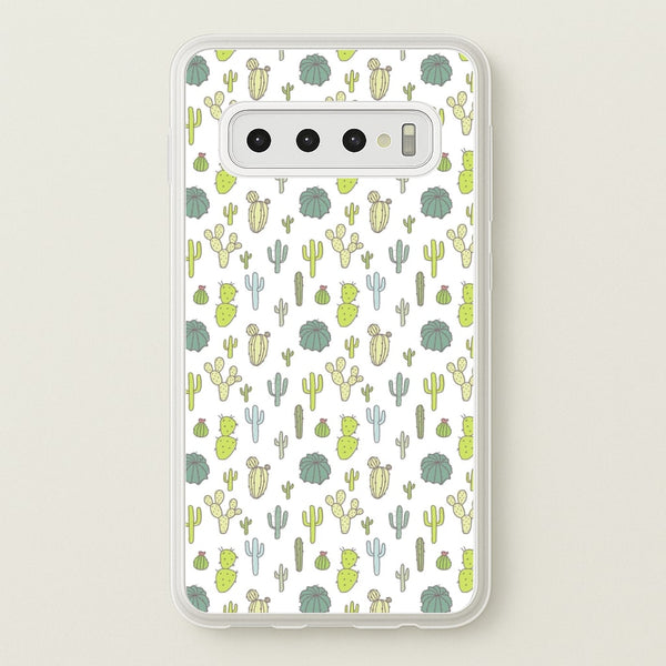 Cactus Pattern  -  Phone Case for Galaxy S10