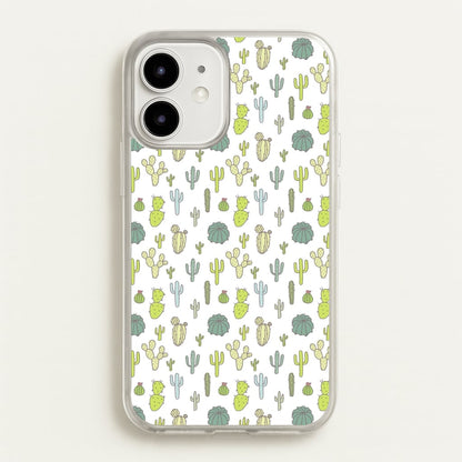 Cactus Pattern  -  Phone Case for iPhone 12 / 12 Pro