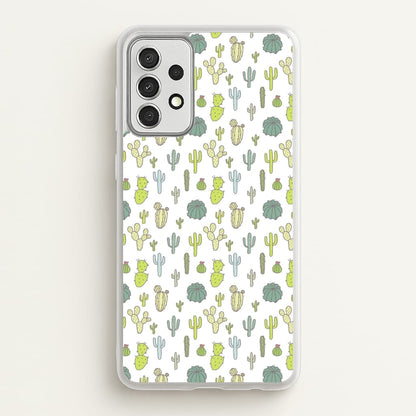 Cactus Pattern  -  Phone Case for Galaxy A52 / A52s