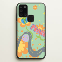 Peace - Cars  - Cars Phone Case for Galaxy A21s