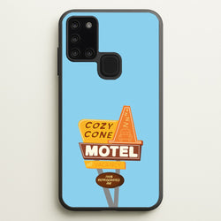 Cozy Cone Motel - Cars  - Cars Phone Case for Galaxy A21s