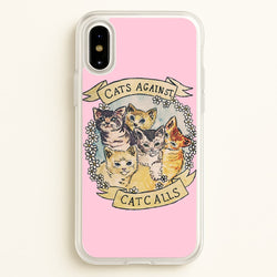 Cats Against Cat Calls  -  Phone Case for iPhone X / XS