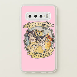 Cats Against Cat Calls  -  Phone Case for Galaxy S10 Plus