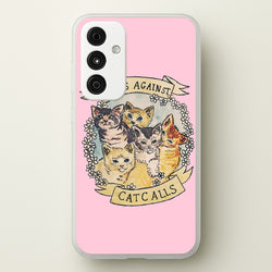 Cats Against Cat Calls  -  Phone Case for Galaxy A55