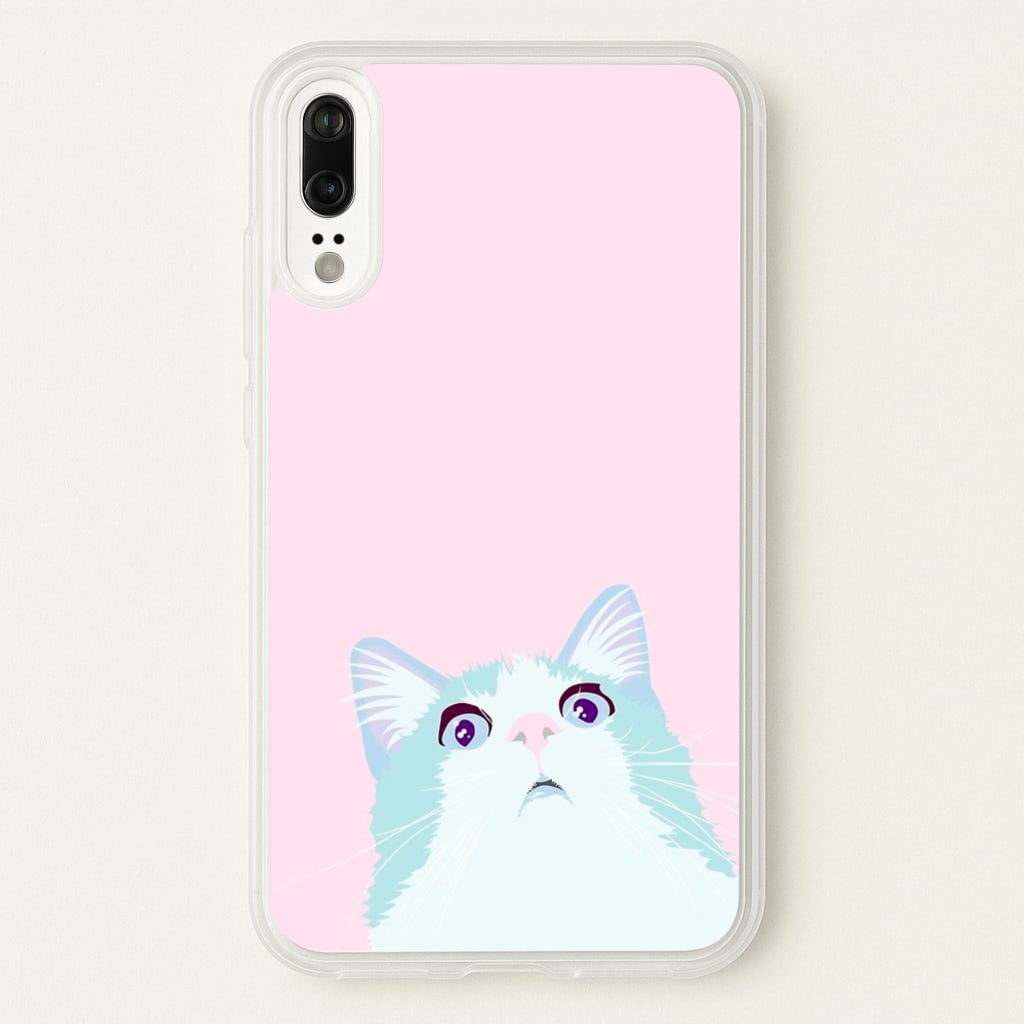Curious Cat  -  Phone Case for Huawei P20