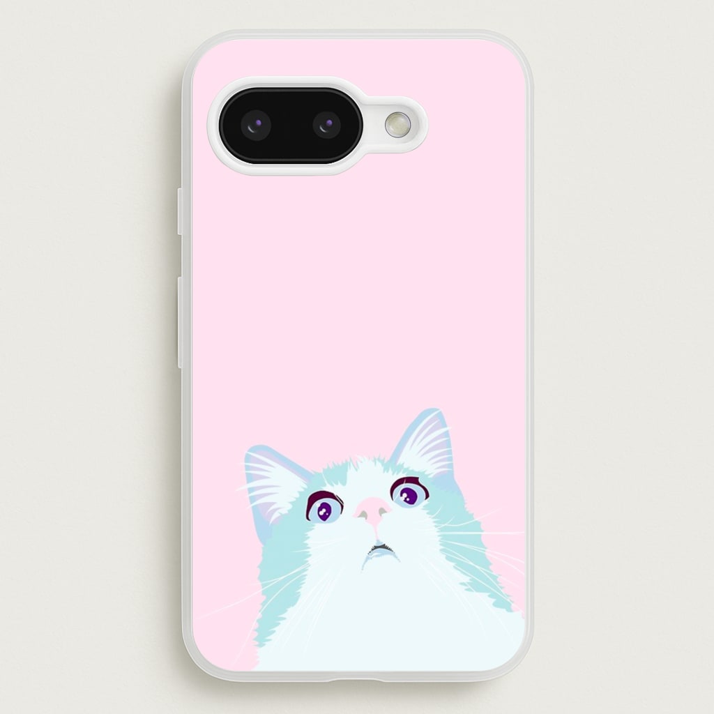 Curious Cat  -  Phone Case for Google Pixel 9a