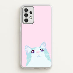 Curious Cat  -  Phone Case for Galaxy A52 / A52s