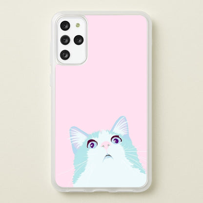 Curious Cat  -  Phone Case for Galaxy S20 Plus