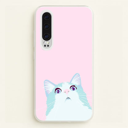 Curious Cat  -  Phone Case for Huawei P30