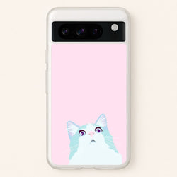 Curious Cat  -  Phone Case for Google Pixel 8 Pro