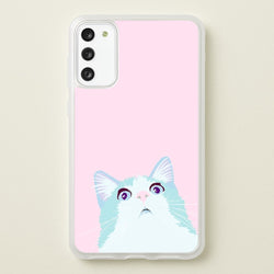 Curious Cat  -  Phone Case for Galaxy S20FE