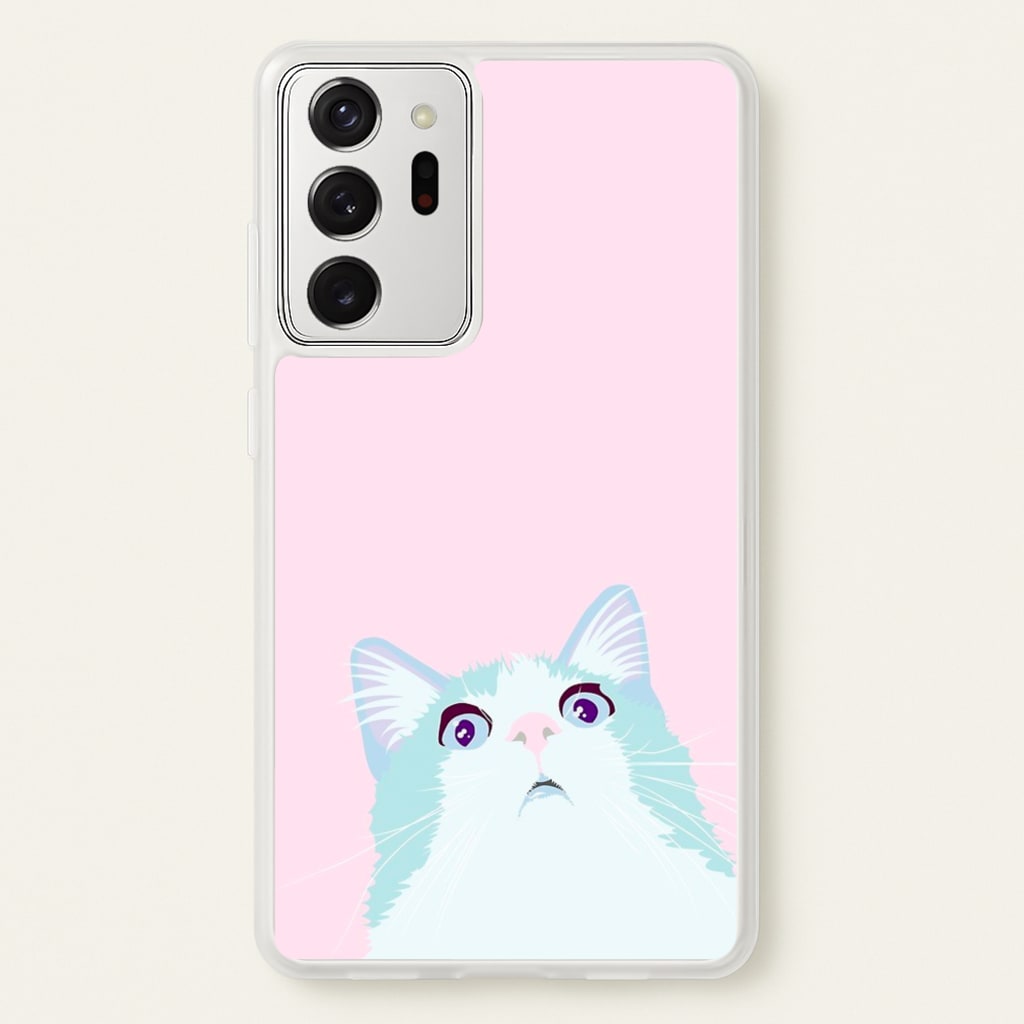 Curious Cat  -  Phone Case for Galaxy Note 20 Ultra