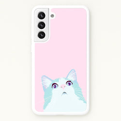 Curious Cat  -  Phone Case for Galaxy S22 Plus