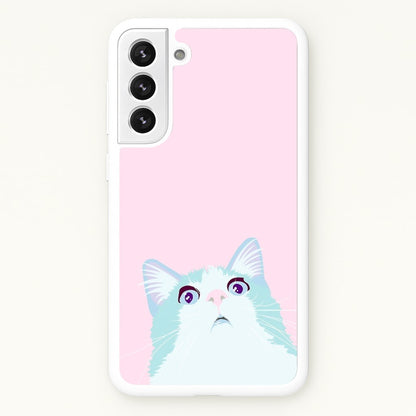 Curious Cat  -  Phone Case for Galaxy S22 Plus