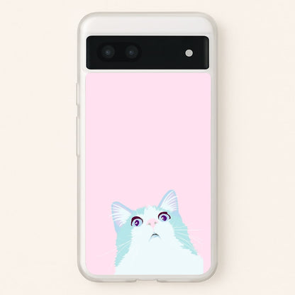 Curious Cat  -  Phone Case for Google Pixel 7a