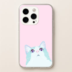 Curious Cat  -  Phone Case for iPhone 15 Pro