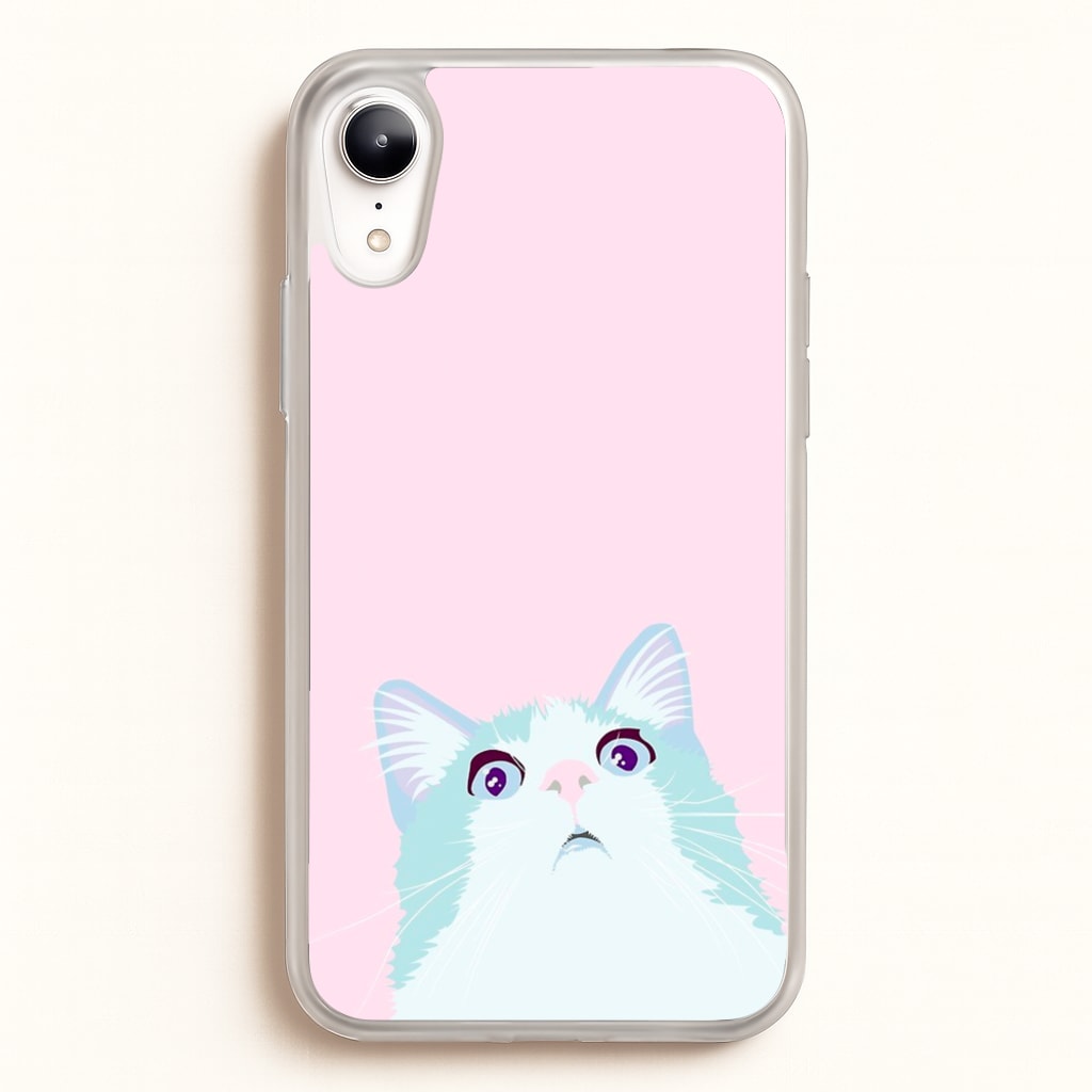 Curious Cat  -  Phone Case for iPhone XR