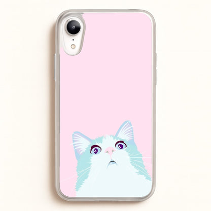 Curious Cat  -  Phone Case for iPhone XR