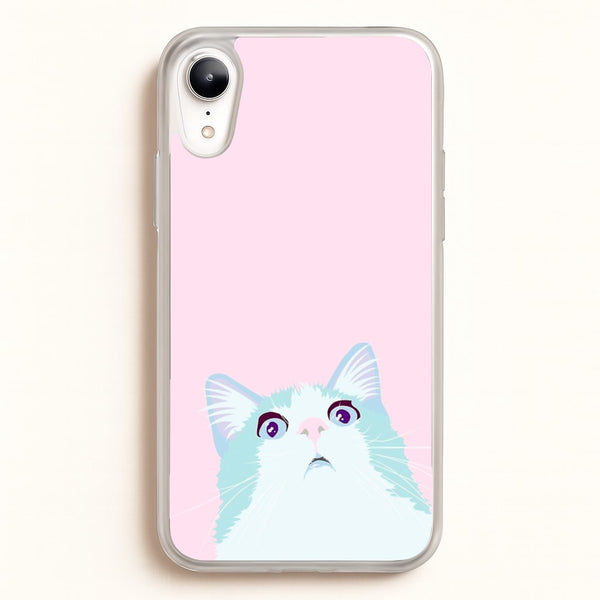 Curious Cat  -  Phone Case for iPhone XR