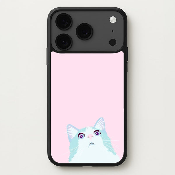 Curious Cat Phone Case for iPhone 17 Pro