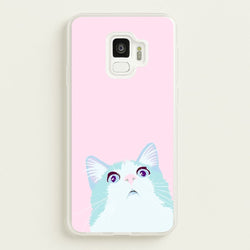 Curious Cat  -  Phone Case for Galaxy S9