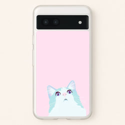 Curious Cat  -  Phone Case for Google Pixel 6a