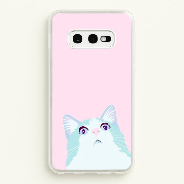 Curious Cat  -  Phone Case for Galaxy S10e