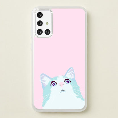 Curious Cat  -  Phone Case for Galaxy A71