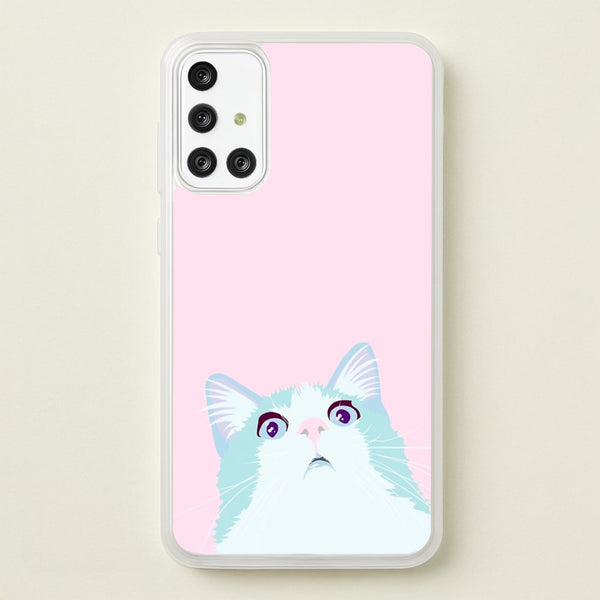 Curious Cat  -  Phone Case for Galaxy A71