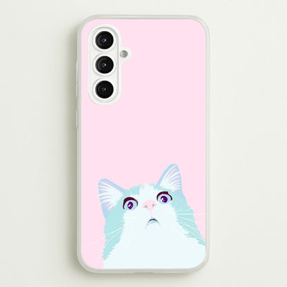 Curious Cat  -  Phone Case for Galaxy A16