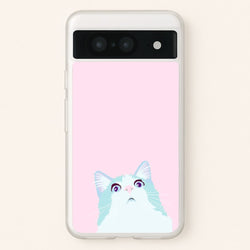 Curious Cat  -  Phone Case for Google Pixel 8
