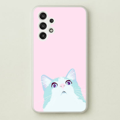 Curious Cat  -  Phone Case for Galaxy A13