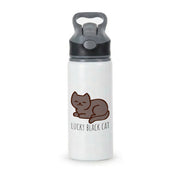 Lucky Black Cat - Cats Active Water Bottle 1