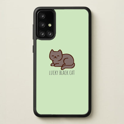 Lucky Black Cat - Cats  - Cats Phone Case for Galaxy A71