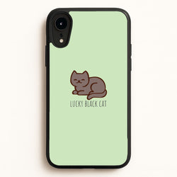 Lucky Black Cat - Cats  - Cats Phone Case for iPhone XR