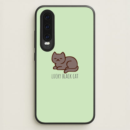 Lucky Black Cat - Cats  - Cats Phone Case for Huawei P30