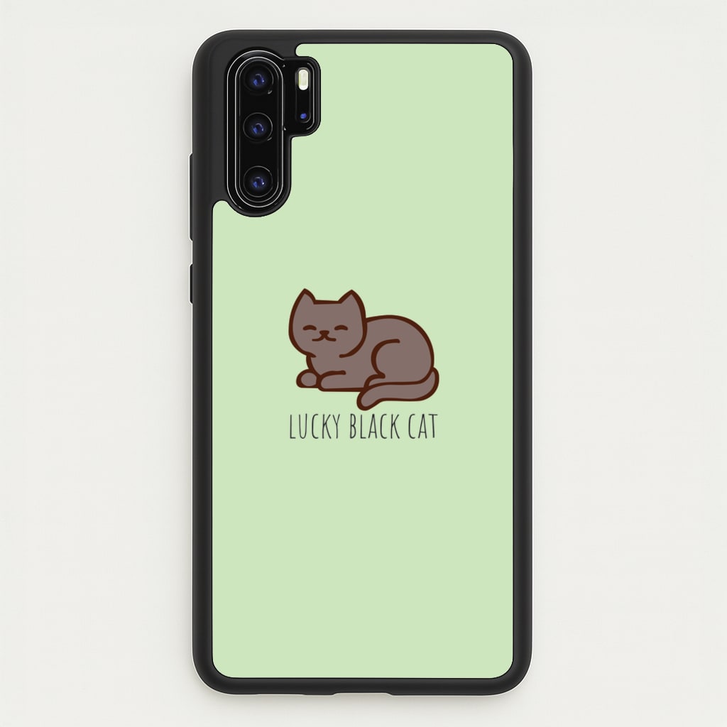 Lucky Black Cat - Cats  - Cats Phone Case for Huawei P30 Pro