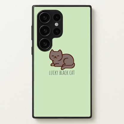 Lucky Black Cat - Cats  - Cats Phone Case for Galaxy S24 Ultra