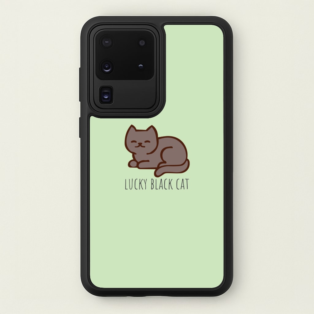 Lucky Black Cat - Cats  - Cats Phone Case for Galaxy S20 Ultra