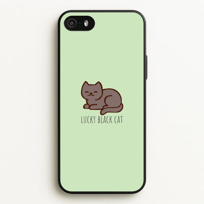 Lucky Black Cat - Cats  - Cats Phone Case for iPhone 5 / 5s / SE 2016