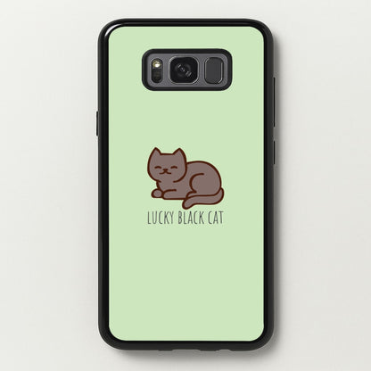 Lucky Black Cat - Cats  - Cats Phone Case for Galaxy S8