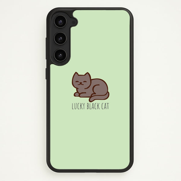 Lucky Black Cat - Cats  - Cats Phone Case for Galaxy S23 Plus