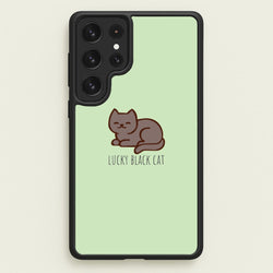 Lucky Black Cat - Cats  - Cats Phone Case for Galaxy S22 Ultra