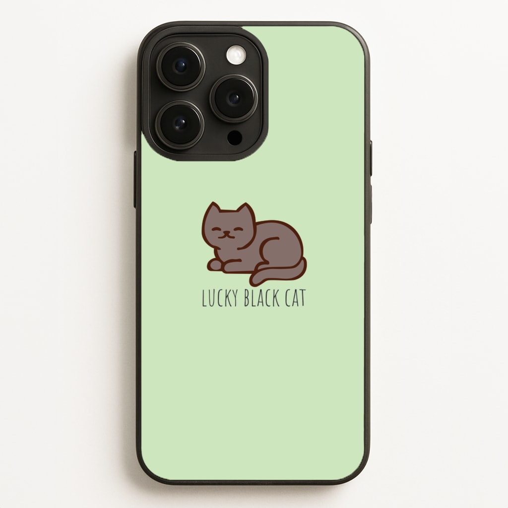 Lucky Black Cat - Cats  - Cats Phone Case for iPhone 12 Pro Max