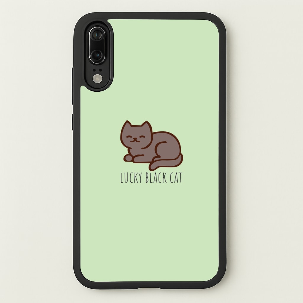 Lucky Black Cat - Cats  - Cats Phone Case for Huawei P20