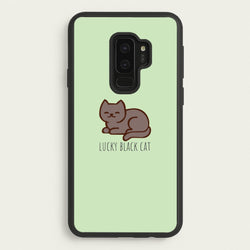 Lucky Black Cat - Cats  - Cats Phone Case for Galaxy S9 Plus