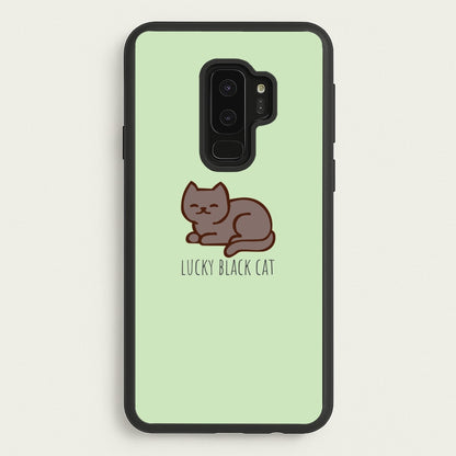 Lucky Black Cat - Cats  - Cats Phone Case for Galaxy S9 Plus