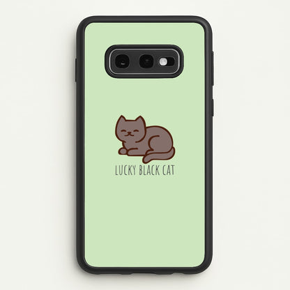 Lucky Black Cat - Cats  - Cats Phone Case for Galaxy S10e